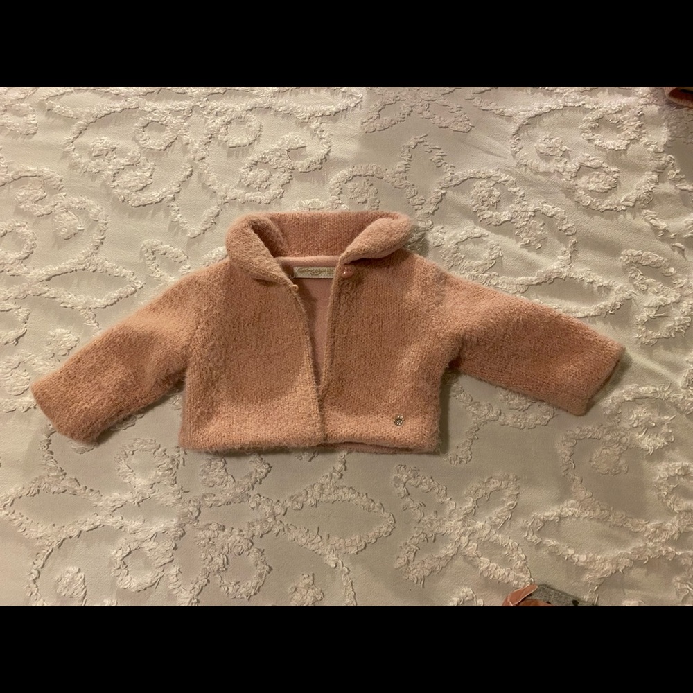 Baby Jacket in Dusty Rose